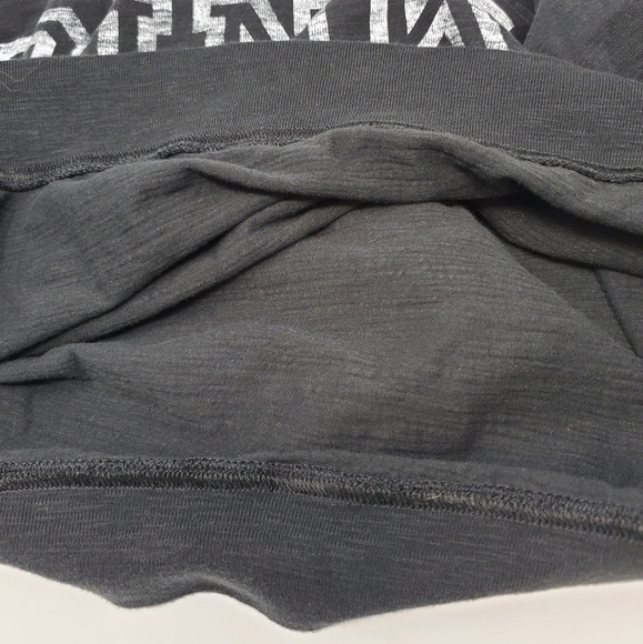 PINK VICTORIA'S SECRET BLACK LIGHTWEIGHT CROPPED HOODIE SWEATSHIRT WOMEN XS - Picture 13 of 13